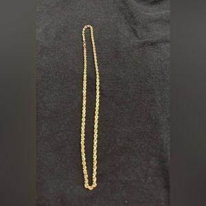 18k gold chain 20” 4mm